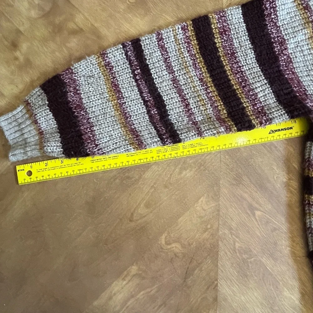 Old Navy Striped Chunky Knit Sweater | Size L Tall